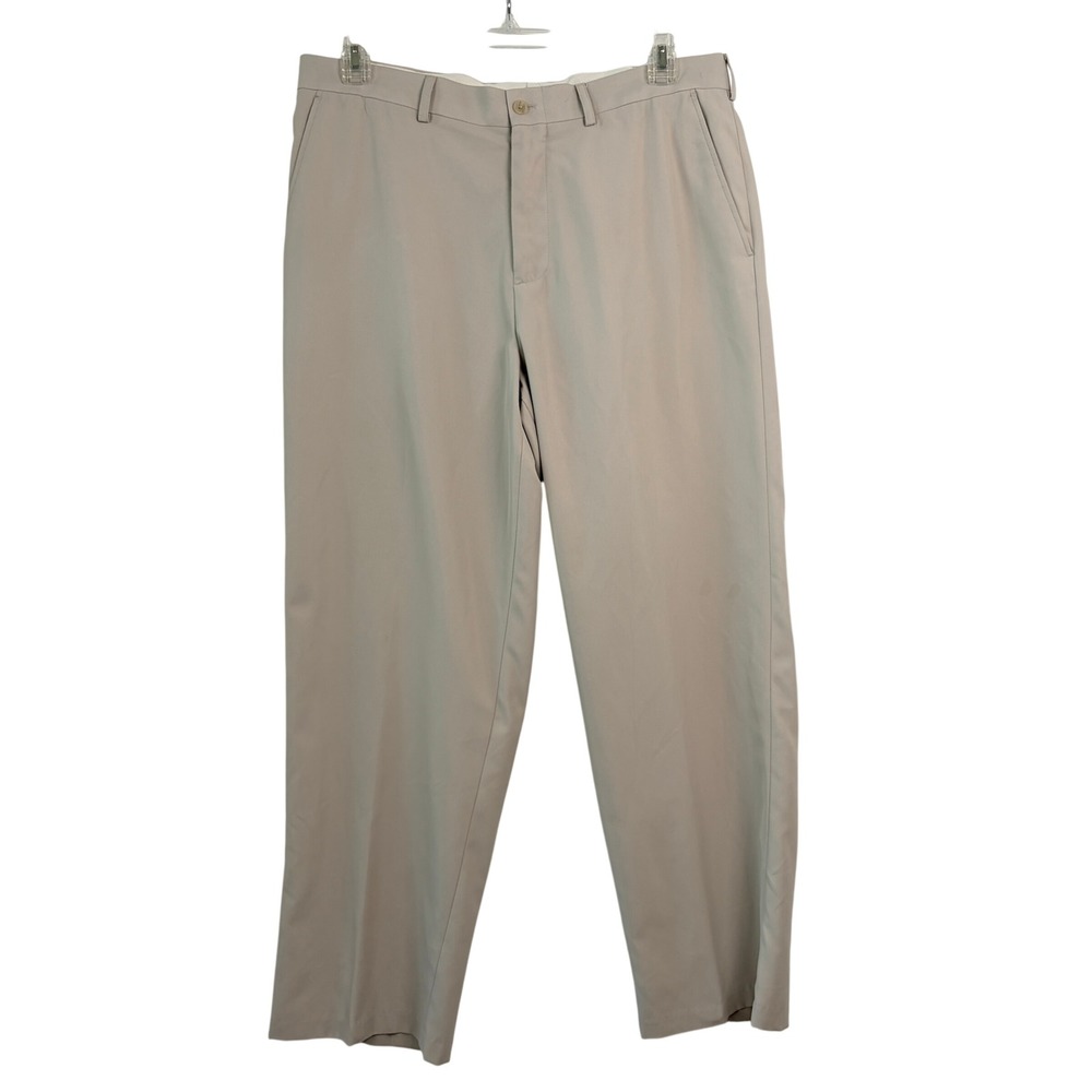 IZOD XFG Performance Chino Pants 36x30 Tan Khaki Excellent